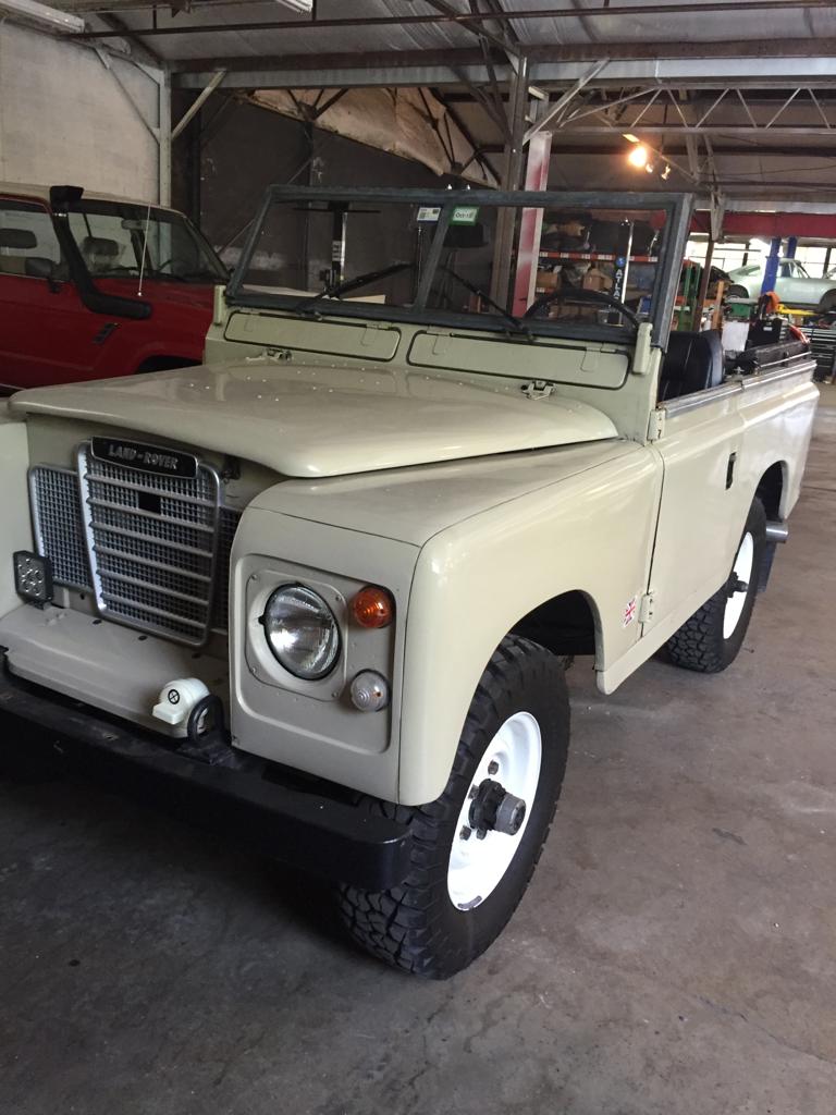 Land rover restored cars